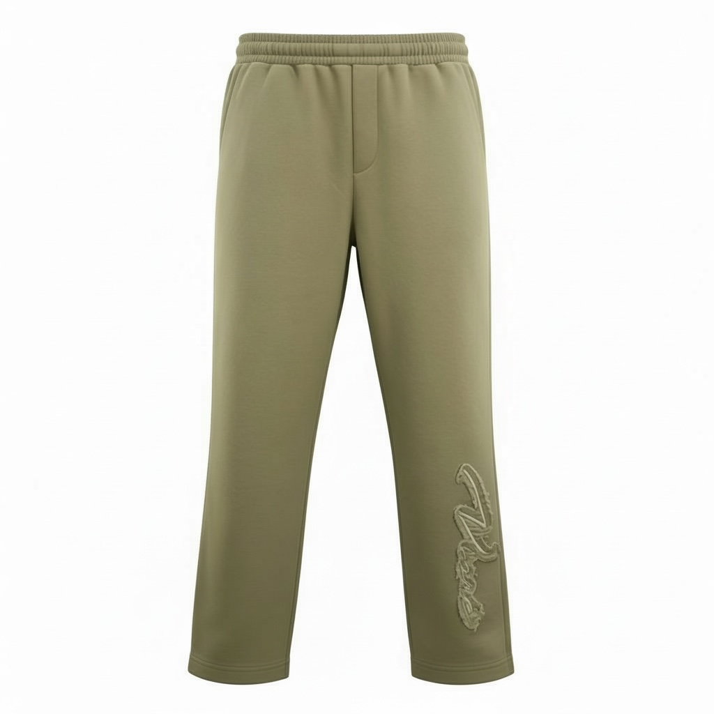 OPEN LEG JOGGER RIPPED - DESERT SAND
